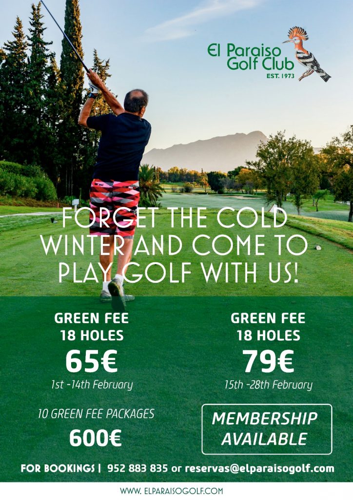 El Paraiso Golf Club February Offer